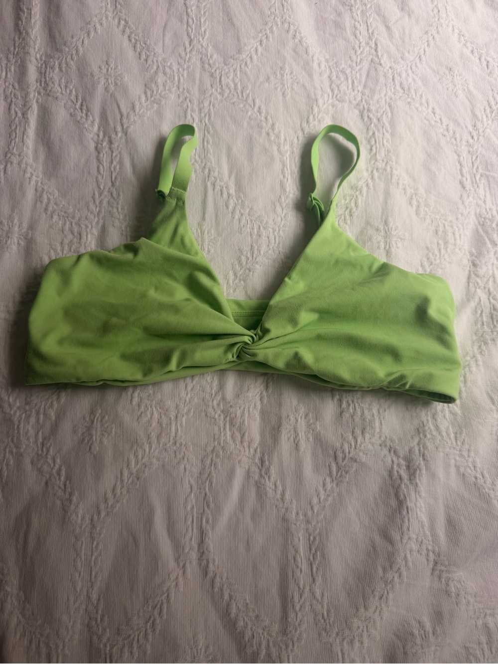 Women’s Gymshark Lime Green Twist Bralette